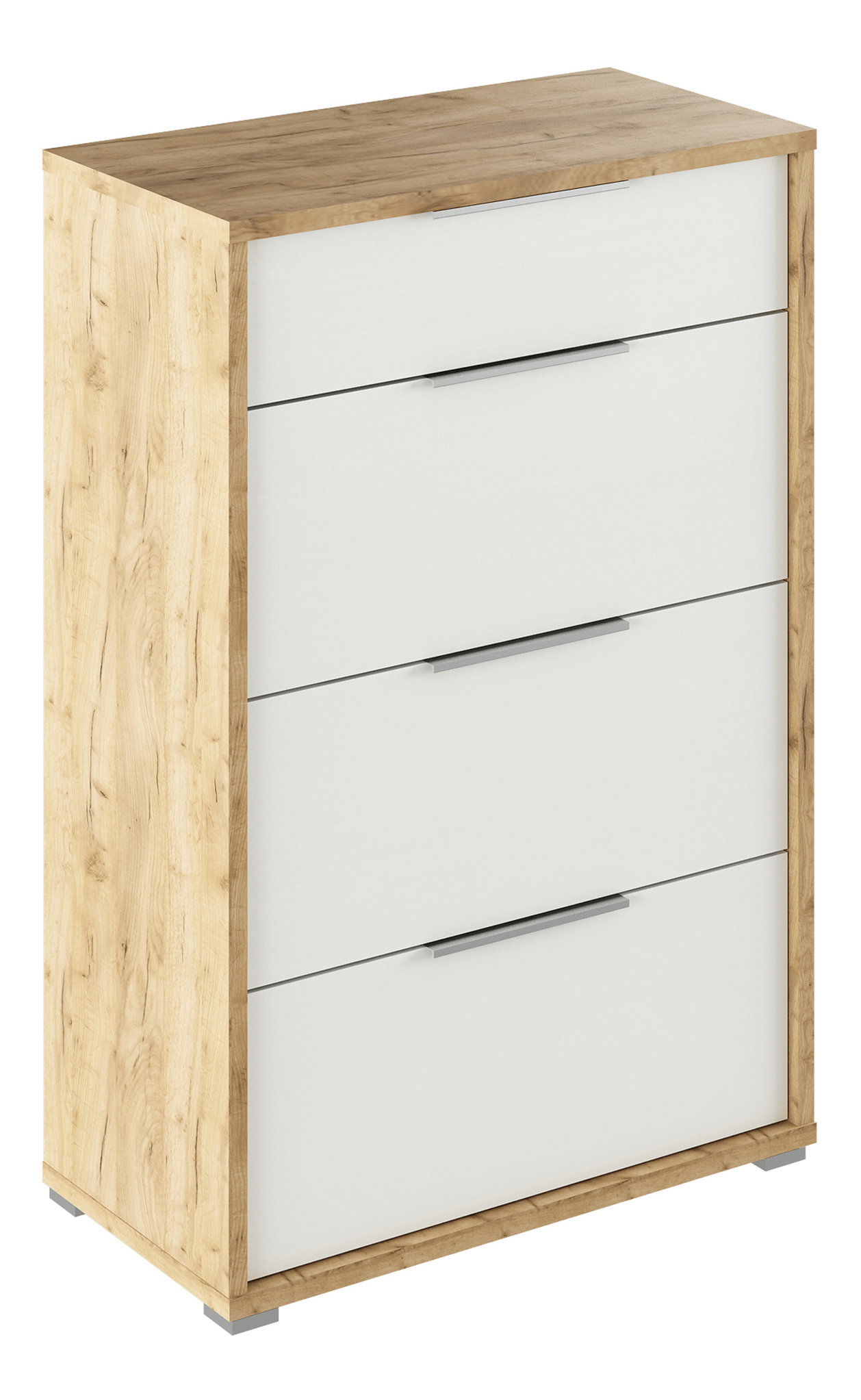 Zásuvková komoda Rumia 22 (dub artisan + bílá)