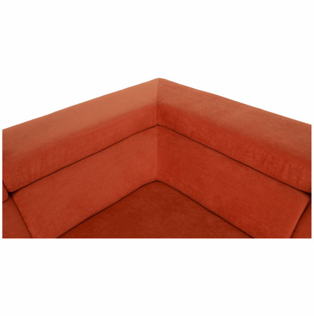 Rohová sedačka Lyng (oranžová) (P)