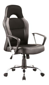 Kancelářské křeslo Obery (černá + chromová)