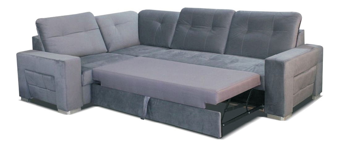 Rohová sedací souprava Sapporo 1P+A+2F (černá) (L)