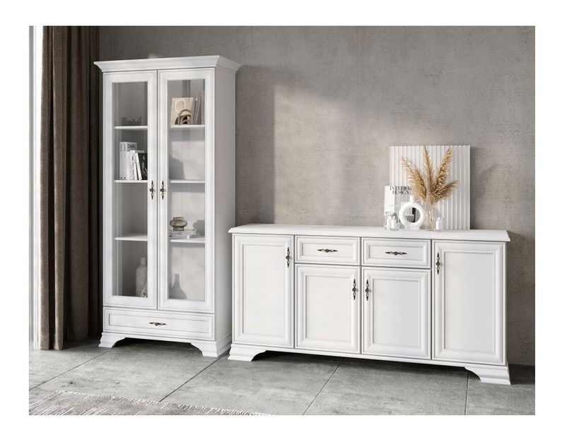 Vitrína Kuito REG2W1S (alpská bílá)