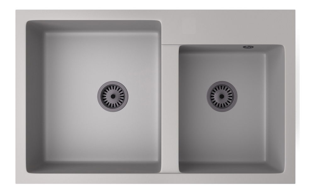 Kuchyňský dřez Hakkon (šedá) (bez otvoru pro baterii) (bez baterie)