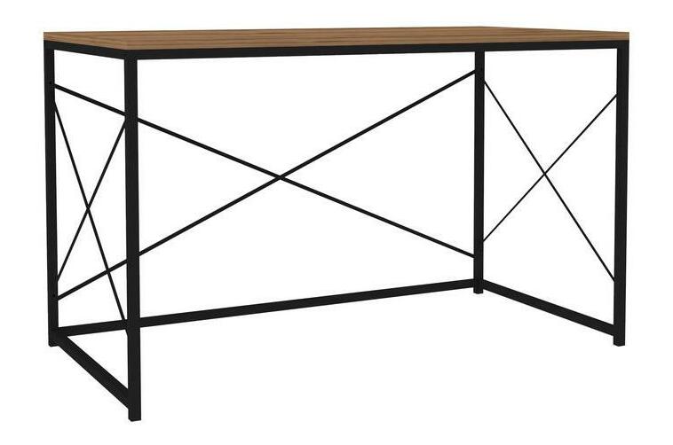 PC stolek Vanutu (ořech + černá)