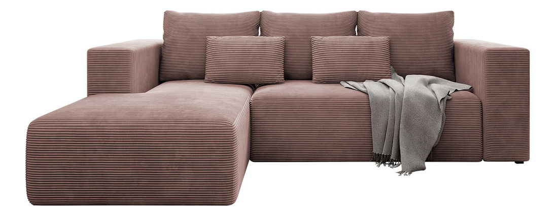 Rohová sedací souprava Zofia (kobaltová)