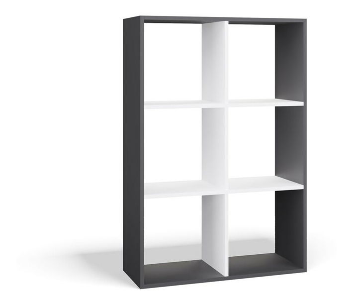 Regál Metros 3 (antracit + bílá)