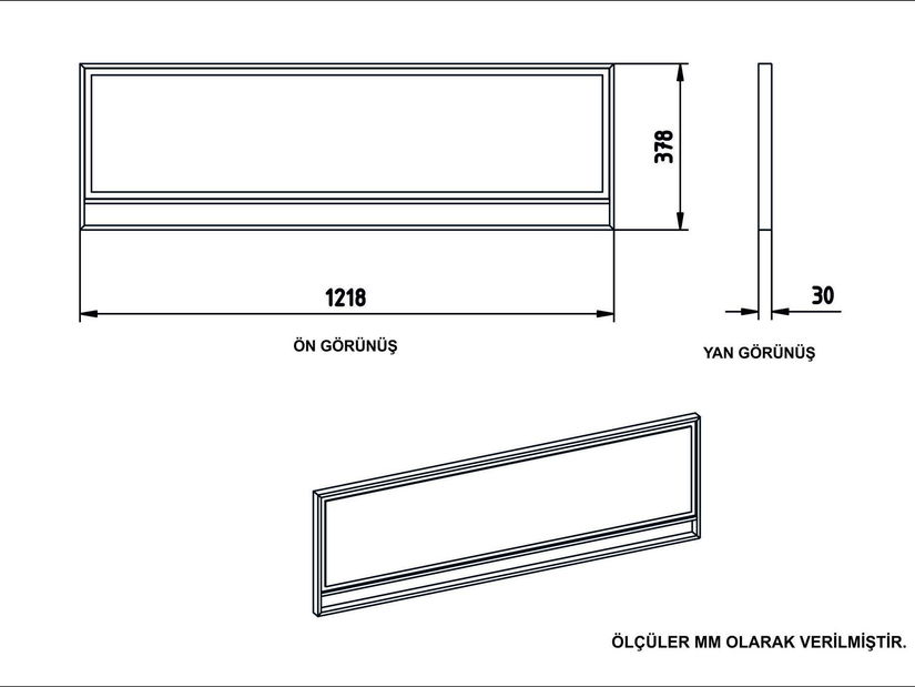 Skříňka Poppy (zlatá + černá) (se zrcadlem)