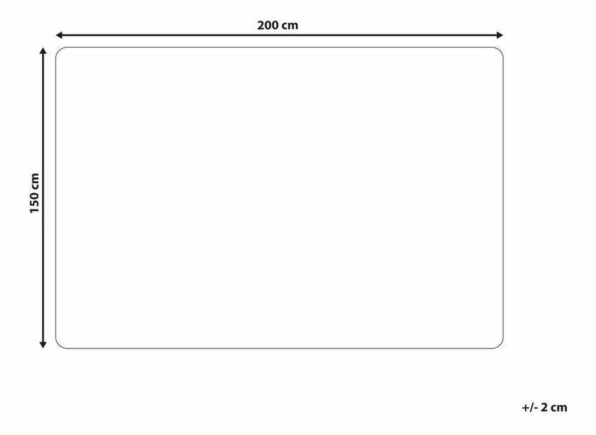 Deka 150 x 200 cm Deli (světlohnědá)