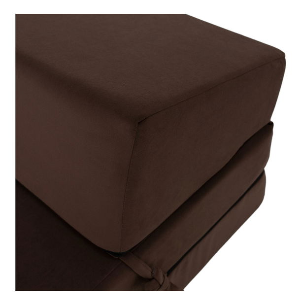 Rozkládací křeslo Viajado (tmavě hnědá)