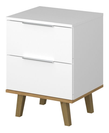 Komoda Nickole 2S/46 (bílá + dub kamenný)
