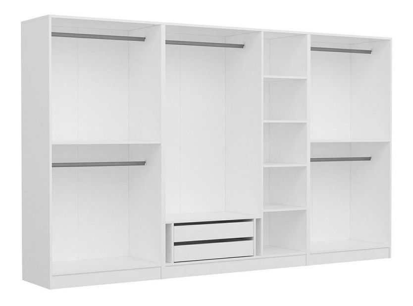 Šatní skříň Kalia 3822 (bílá)