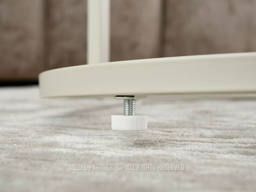 Konferenční stolek Krael (béžová + krémová)