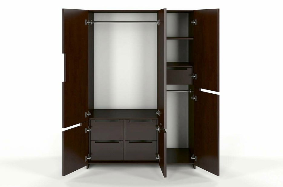 Šatní skříň Naturlig Larsos 3D5S (buk)