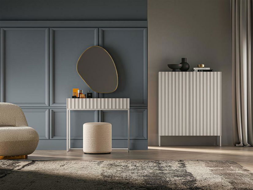 Toaletní stolek Derrick D2 (světlobéžová)