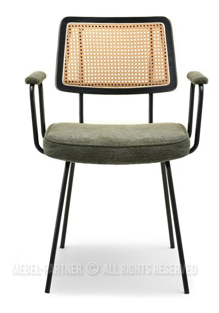 Židle Cleo (kaki + černá)