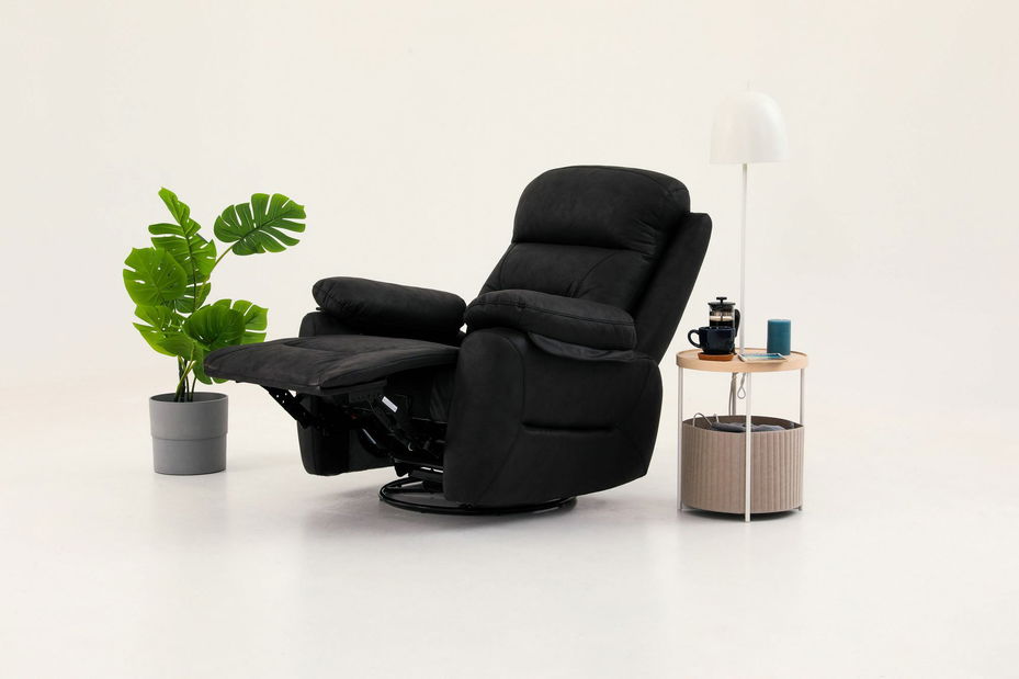 Polohovatelné křeslo Comforto M (černá)