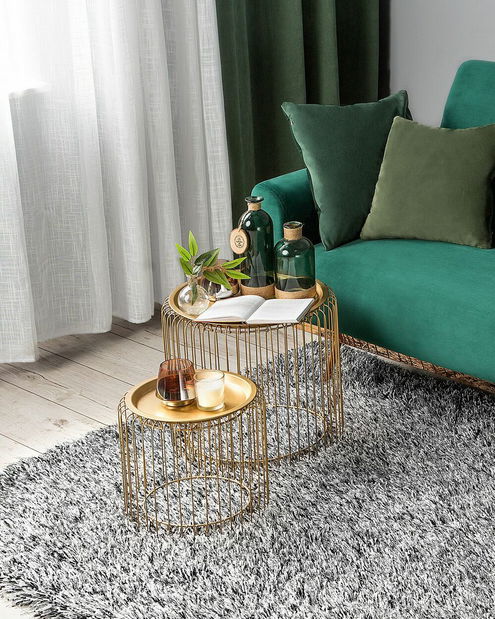 Koberec 300 cm Caiguna (tmavě šedá)