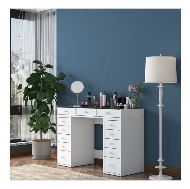 Toaletní stolek Blake 105 (bílá)