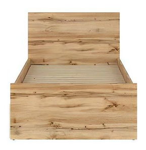 Jednolůžková postel 90 cm BRW Nuis LOZ/90 (bez roštu a matrace) (dub wotan)
