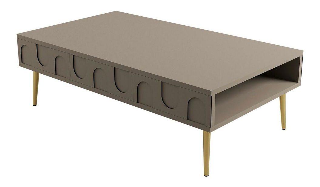 Konferenční stolek Bipemu 1 (atlas + zlatá)