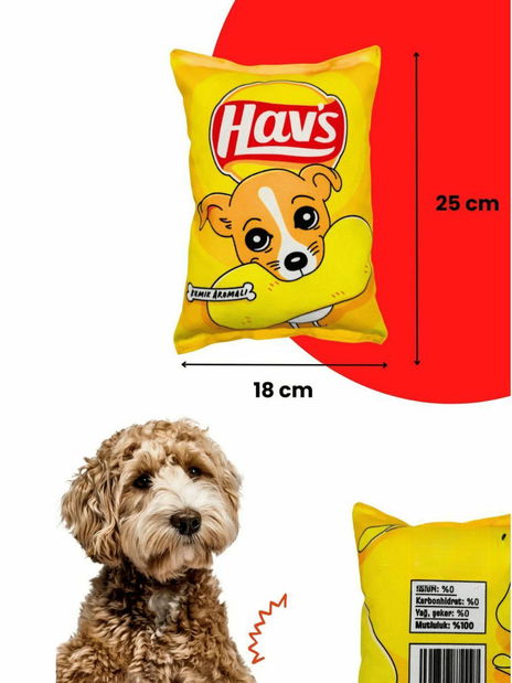 Hračka pro psa Havia (hnědá) 2