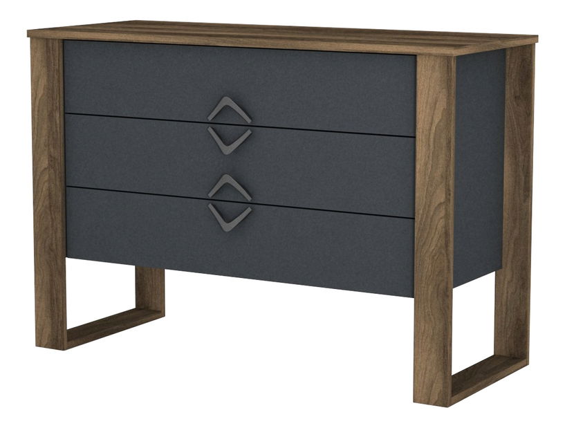 Komoda Bumba 2 (Ořech + Antracit)