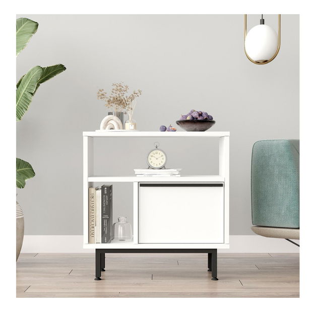 Příruční stolek Nimelo 5 (bílá)