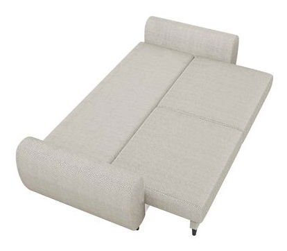 Rozkládací pohovka Nosenas (šedá) (s úl. prostorem)