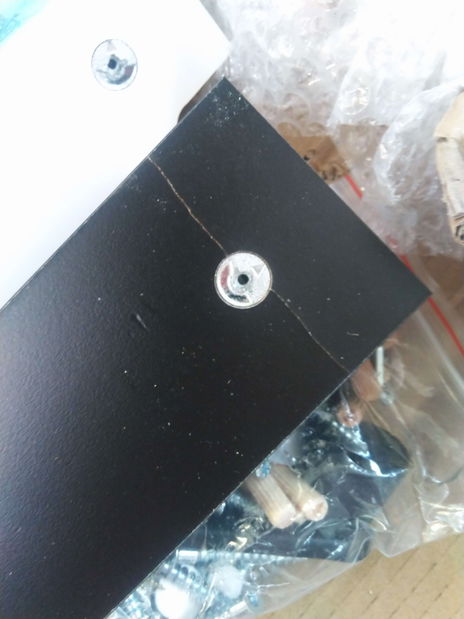 Konferenční stolek Mellie Bílá + černá *bazar