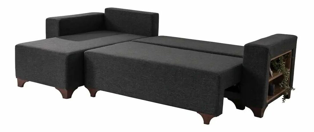 Rohová sedačka Tlofa (antracit) (L)