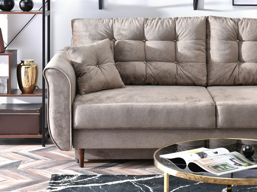 Pohovka dvousedačka Lirica (béžová)