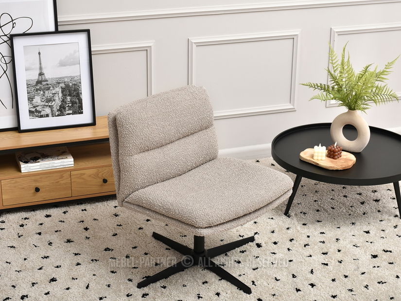 Židle Sky (béžová + chromová)