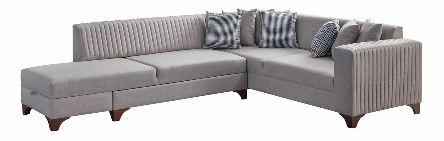 Rohová sedačka Westy (krémová) (L)