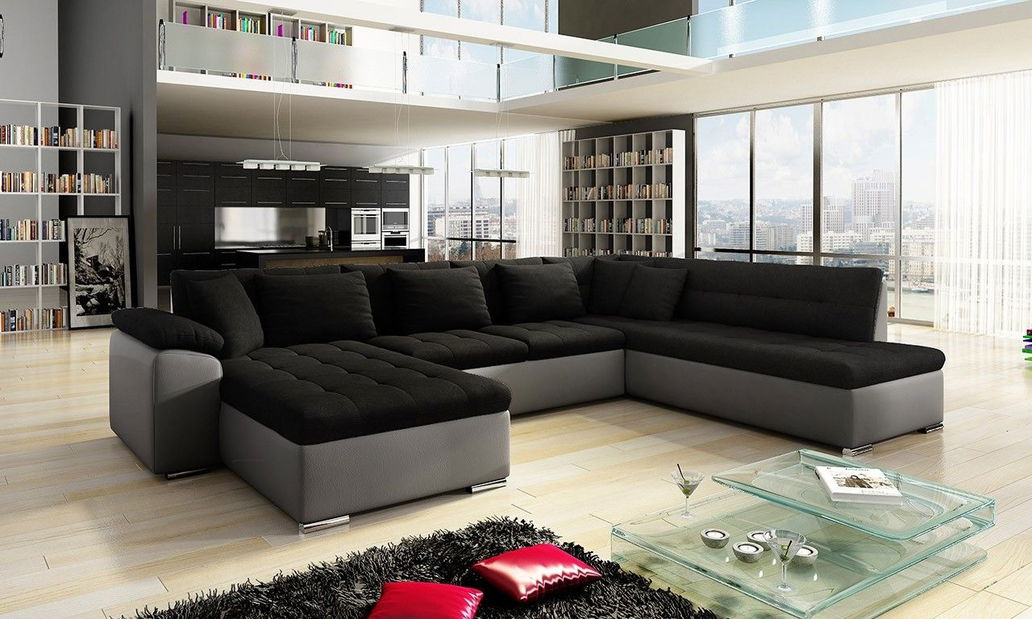 Rohová sedací souprava Talia (rezavá)