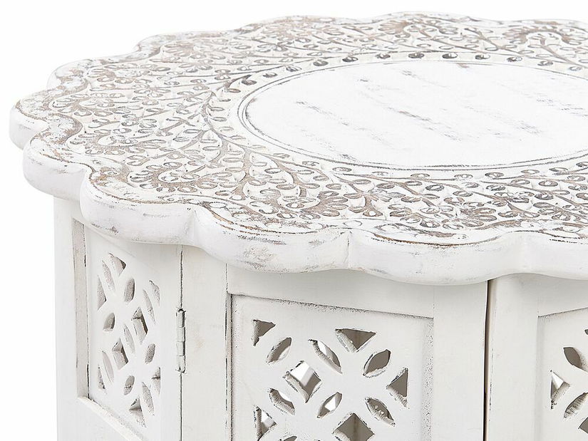 Příruční stolek Bard (bílá)