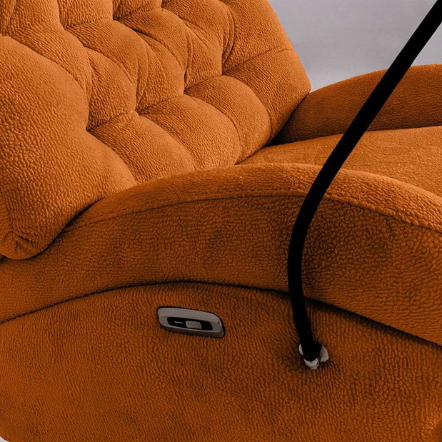 Polohovatelné křeslo Comforto M (červená)