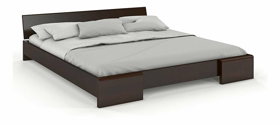 Manželská postel 160 cm Naturlig Blomst (borovice) (s roštem)