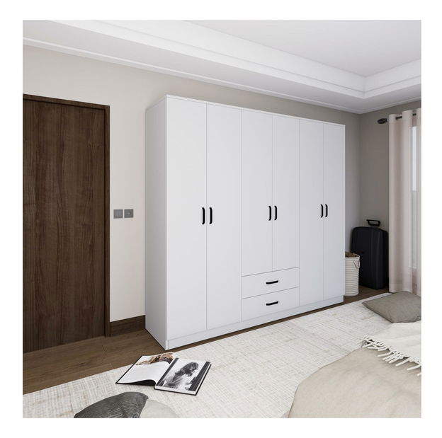 Šatní skříň Yamaha 63 (bílá matná)