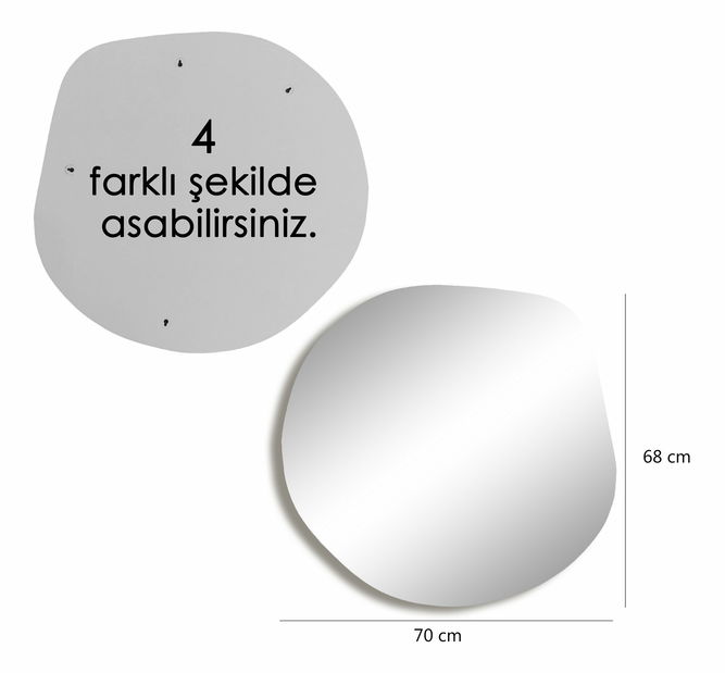 Zrcadlo Asio (Zlatá)