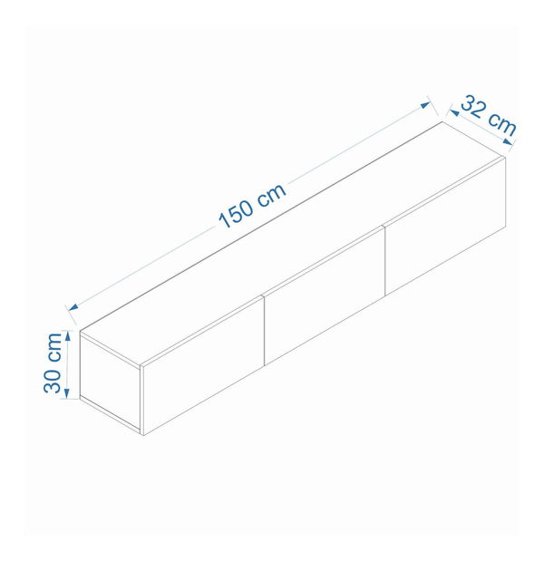 TV stolek/skříňka Westham (borovice atlantická)