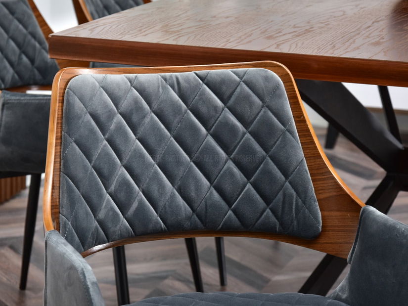 Židle Morgana (šedá + černá)