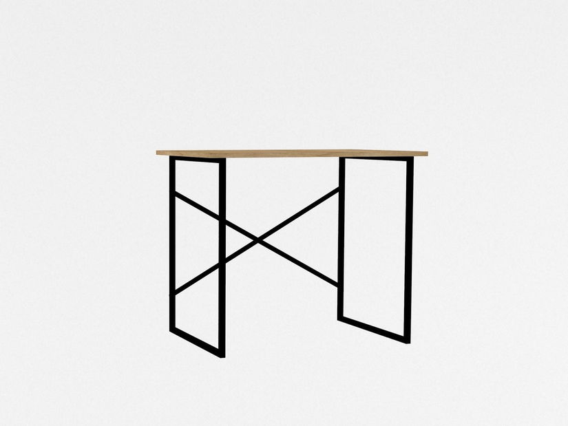 Psací stůl Tununi (dub + černá)