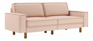 Pohovka Spary 3 (lososová + ořech)