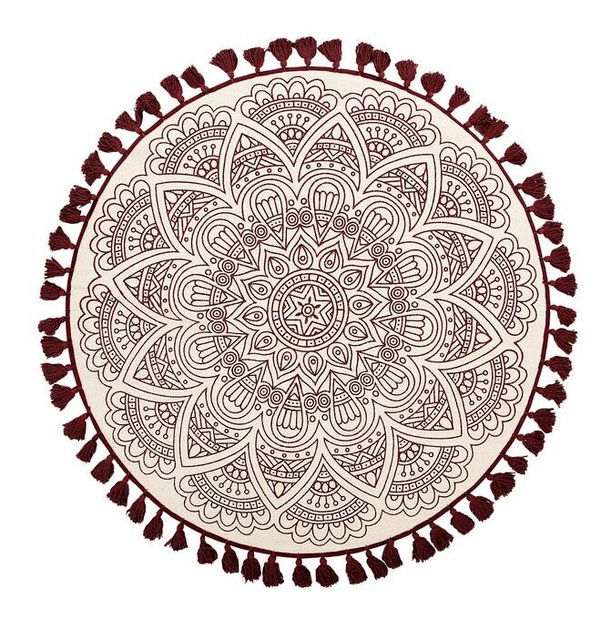 Koberec 120 cm Astral (bílá)