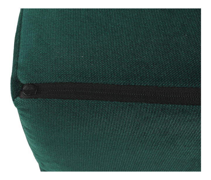 Relaxační křeslo Merina (smaragdová + ořech)