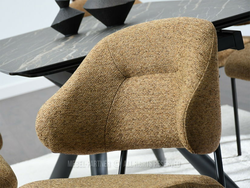 Židle Estrida K (světlohnědá + černá)