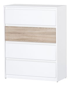 Komoda Wanta 07 (bílá + dub sonoma)