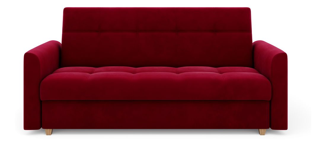 Pohovka dvousedačka Luna (červená)