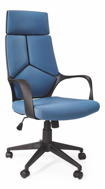 Kancelářské křeslo Velia (modrá + černá)