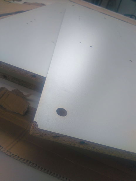 Skříňka na pračku Aderyn (bílá) *bazar