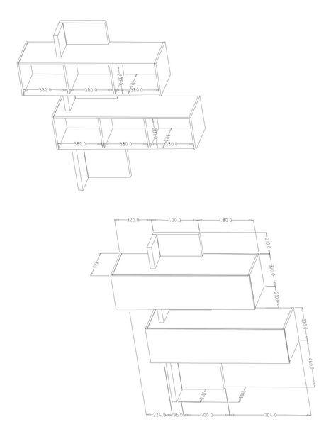 Skřínka na stěnu Bilsby Typ 04 (smrk + šedá)
